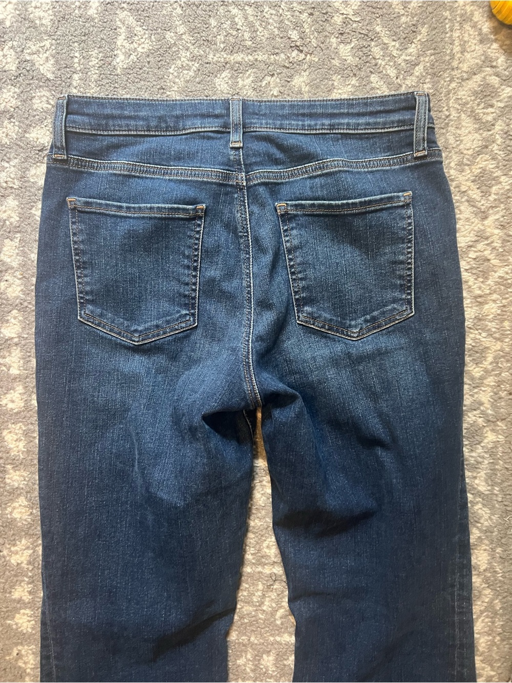 Kut from the Kloth Kelsey Fab Ab Ankle Flare Wide-Leg Jeans size 8 - Picture 12 of 12